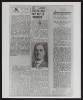 Photograph of newspaper articles