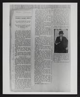 Photograph of newspaper articles