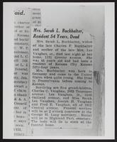 Photograph of newspaper articles