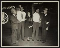 T.Y. Baird with Mr. Wilkinson, Dizzy Dean and his wife, and Paul Dean, 2 copies