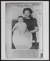 Photograph of newspaper articles