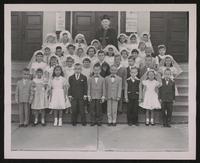 St. John's Church and School, services, 1st communion, baseball team, Scouts, etc.