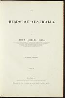 Birds of Australia, 1:6