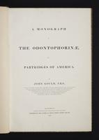 Monograph of the Odontophorinae, 1:6