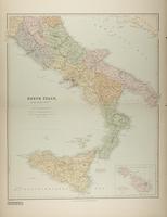 Map of South Italy