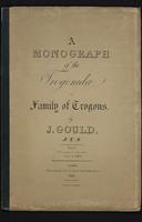 Monograph of the Trogonidae, 1:front