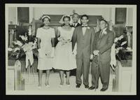 B. W. Owens and Jolean Louis wedding at St. Matthew Church