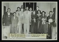 ? Nicklson and ? Rodgers wedding at St. Peter Claver (Photo by Mrs. L. K. Hughes)