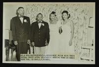 ? Patterson and ? Herberson wedding at their home (Photo by Mrs. L. K. Hughes)