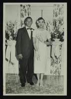 ? Spencer and Unidentified bride, n.d. (b/w