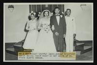 Willie Tripple and Murdle [sic] Kelly wedding at St. Peter Claver