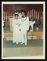 Harrel Cheeks and Nickie[?] Shaw wedding at St. Mary&#39;s Church
