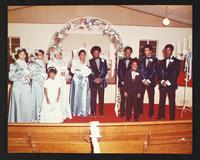 Allen Eugene Gilfrey[?] and Barbara Hines wedding at St. Mark&#39;s Church