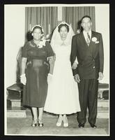 John Bias, Jr. and Hazel Mae Galbrieth wedding at St. Peter Claver Church