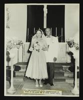 ? Holmes and Ardell Bradely wedding at St. Peter Claver Church