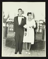 James Lawson and unidentified bride