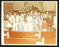 Denzell Mitchell and Jannett Holloway wedding at Tabernacular Church