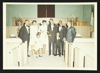 James Otis Mortin and Dorothy Curry wedding at St. Paul Church