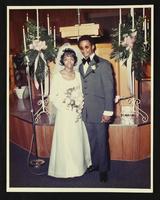 Walter Sims and Sondra Austin wedding at New Hope Church