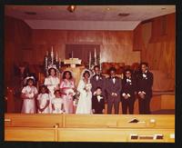 Walter Sims and Sondra Austin wedding at New Hope Church
