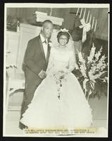 Leodia Robinson and Sew.[?] Harris wedding at New Hope Church