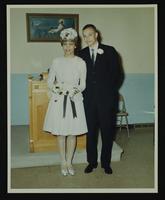 L. G. Yarbrough and Florence Adams wedding at New Hope Church