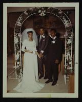 Cornelious Brooks and Patty Hayes wedding at Stranger Rest, 25 April 197