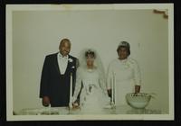 Kenith Brown and Dorothy Booth wedding at Church of God, 29 December 196