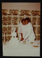 Rudy Charles and Linda Wells wedding at New Hope Church, 2 July 197