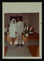 Rickey Davis and Tonya Jackson wedding at Grove Heights Church, 28 June 196