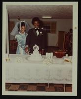 Unidentified groom and ? DeBerry Wedding, 10 June 1972 (2 copies