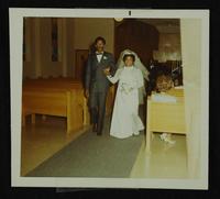 ? Johnson and Celestine Revels wedding at New Hope Church, 29 August 197