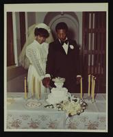 Melvin Whiters and Winona Fae McClellon wedding at Claver Center