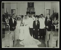 George Williams and Cora Bell Faucett wedding at St. Matthews AMC Church