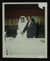 Richard Thompson and Maxine Thomson wedding at Seventh Day Adventist Church, 4 September 196