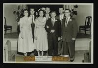 Harold E. Basket and Unidentified bride
