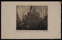 In the Fog, Brooklyn Bridge, New York City