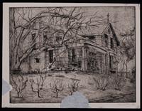 Old limestone house e15, artist's proof