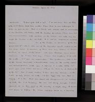 Letter, A. A. Lawrence to My Dear Sir [Gov. Charles Robinson]