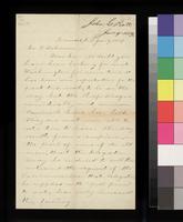 Letter, John G. Pratt to Dr. C. Robinson