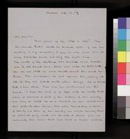 Letter, Amos A. Lawrence to My Dear Sir [Gov. Charles Robinson]