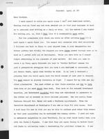 Letter, S .F. Burdick to Dear Brother [Oscar E. Learnard]