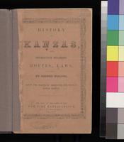 Pamphlet, History of Kanzas