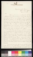 Letter, Charles E. Mix to Hon J. Thompson