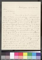 Letter, R. S. Stevens to Hon. J. W. Denver