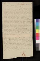 Letter, LBA [Lucy B. Armstrong] to Dear Sir [Mordecai Bartley]