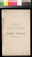 Report of the Territorial Superintendent of Common Schools, Kansas, 1859