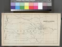 Map, Gebiet von Kansas ["Territory of Kansas"]