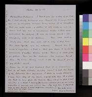 Letter, Amos A. Lawrence to My dear Mrs. [Sara] Robinson