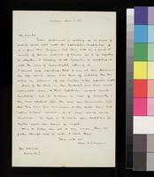 Letter, Amos A. Lawrence to My Dear Sir [Gov. Charles Robinson]
